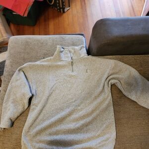 Men's FOXWOOD Classic Zip-Up Sweater in Light Gray
